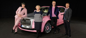 Rolls Royce Ghost Goes Pink for Breast Cancer Fundraiser